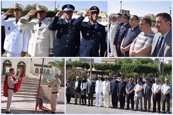 مراسيم تحية العلم بجماعة زايو بمناسبة ذكرى عيد العرش المجيد + صور