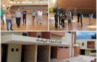 زيارة ميدانية للقاعة المغطاة بزايو في اطار الاستعداد للموسم الرياضي 2019 / 2020