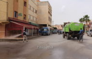 استمرار عملية تطهير وتعقيم الشوارع والأزقة بالمدينة