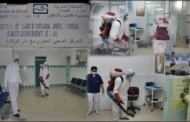 بالصور .. تدخل فريق المكتب الصحي التابع لجماعة زايو منتصف ليلة الثلاثاء لتعقيم المركز الصحي