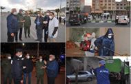 جماعة زايو تعقم منزل السيد المصاب بفيروس 