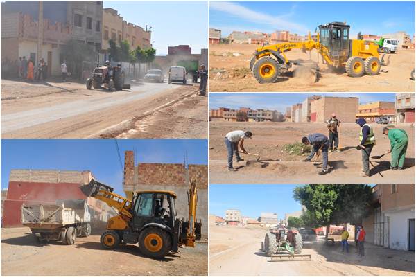 بالصور .. انطلاق المرحلة الثانية من الحملة الكبرى للنظافة بزايو