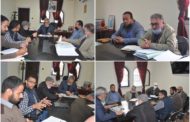 إجتماع بخصوص إعطاء إنطلاقة أشغال التأهيل الحضري للأحياء الناقصة التجهيز بمدينة زايو