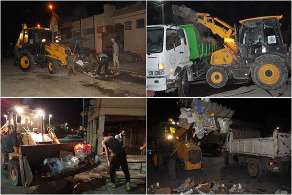 جماعة زايو تقوم بحملة نظافة واسعة بالمدينة لاستقبال عيد الأضحى + صور